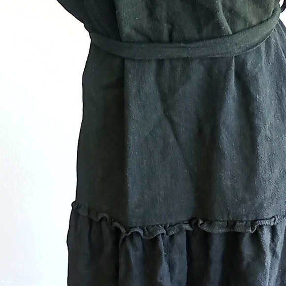 Ally little black dress with rustic look buttons at the front - Picture 7 of 8